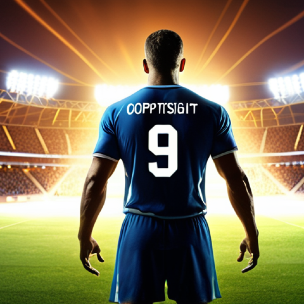 **Prompt 1:** A confident, professional individual, illuminated by a soft glow emanating from a symbolic "key" or "certificate" they hold. This figure stands at the threshold of a brightly lit, dynamic sports industry, with blurred elements of a bustling stadium, a digital marketing dashboard, and diverse sports activities in the background, representing open pathways and opportunities. The overall mood is aspirational and empowering. --ar 16:9 --v