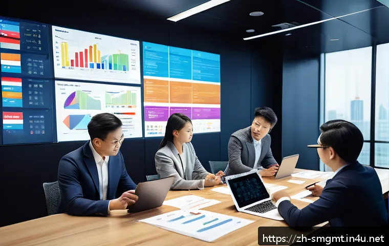 스포츠경영관리사와 스포츠 역사 이해 - A dynamic sports event planning scene featuring a diverse team of professionals collaborating around...