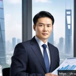 스포츠경영관리사 연봉 협상 성공 스토리 - A confident sports manager in a modern office setting, dressed in professional business attire with ...