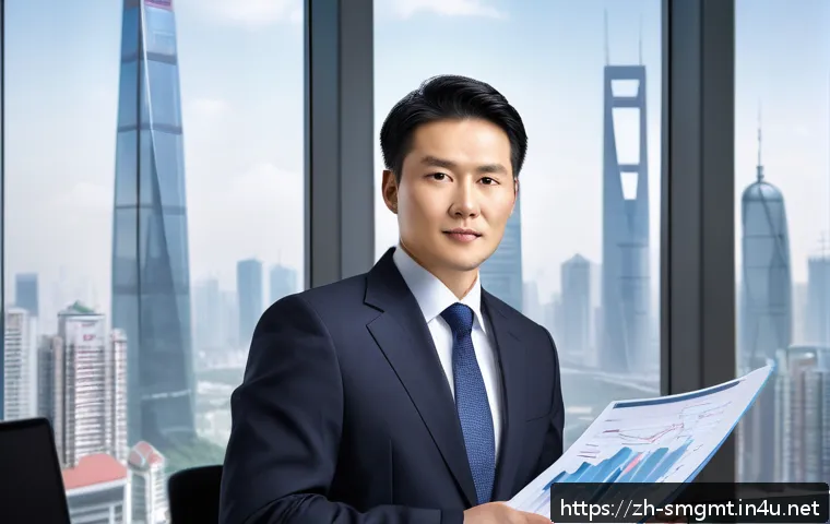 스포츠경영관리사 연봉 협상 성공 스토리 - A confident sports manager in a modern office setting, dressed in professional business attire with ...
